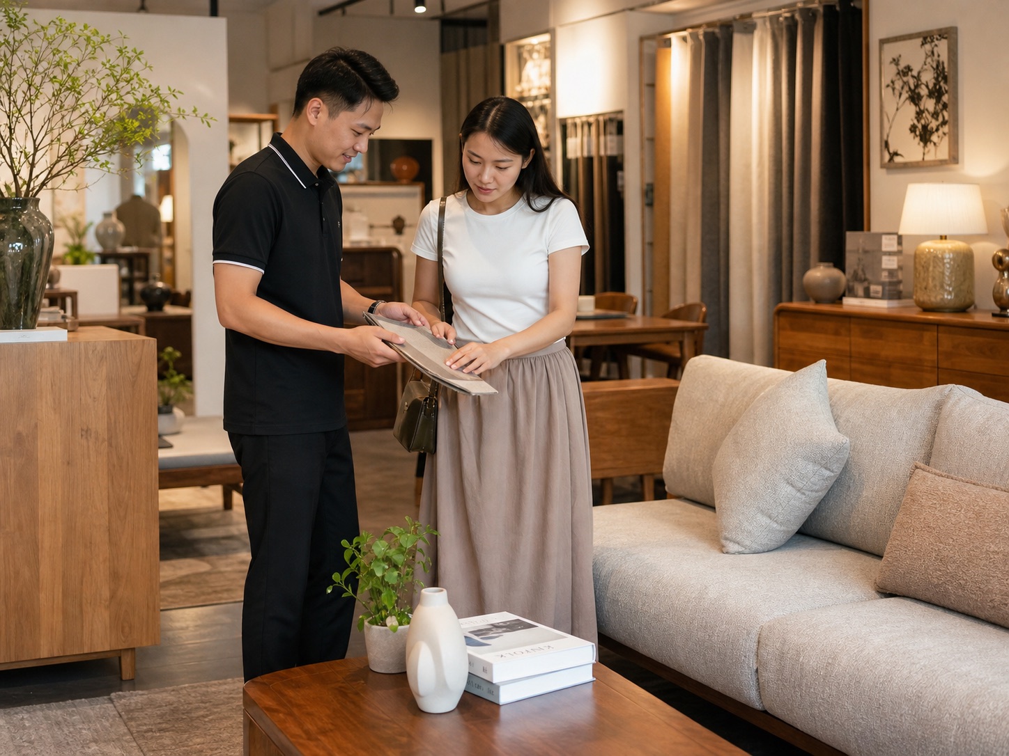 Showroom nội thất và trang trí nhà với khách hàng Việt Nam