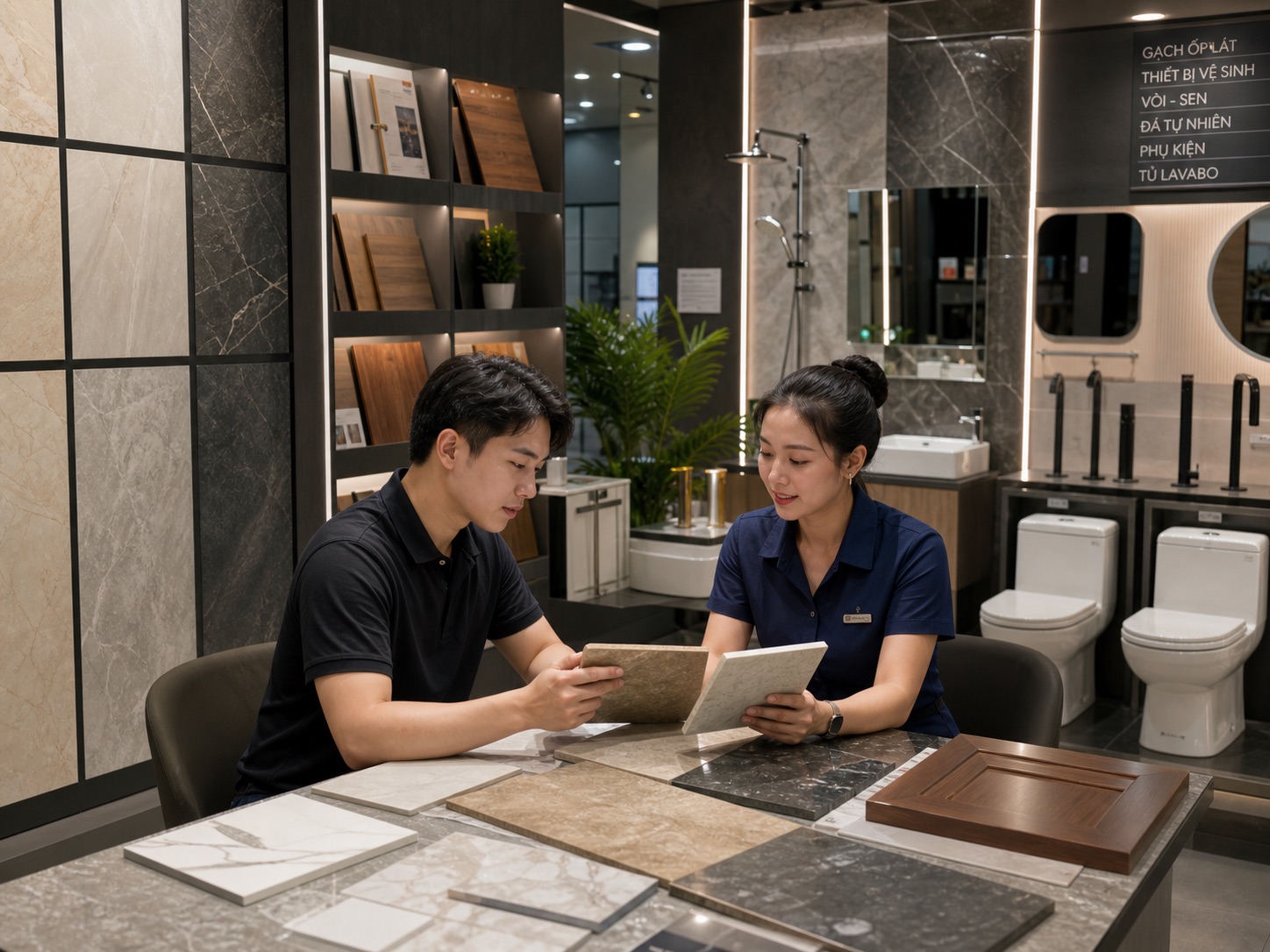 Khách hàng Việt Nam chọn gạch đá và vật liệu xây dựng